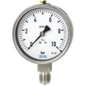 Pressure gauge under calibration