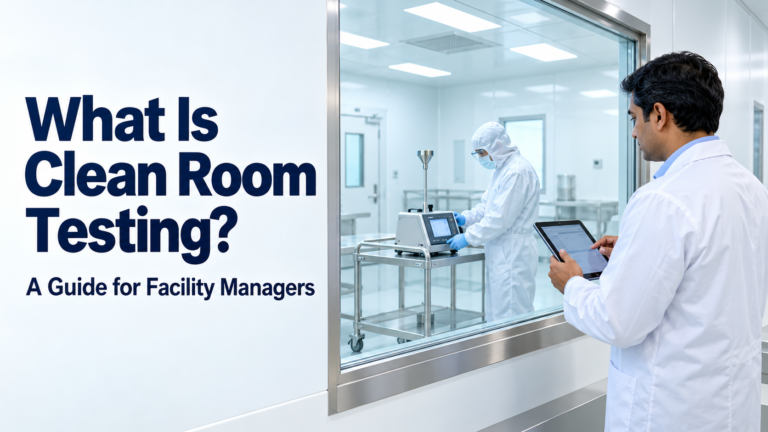 Clean room testing measures particle counts, airflow, HEPA integrity and pressure to prove your cleanroom meets its ISO 14644 class. A clear facility guide.