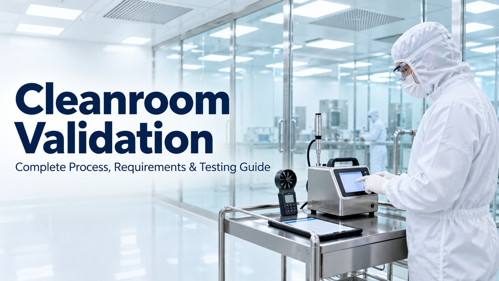 Cleanroom validation confirms your controlled environment still meets ISO 14644 over time. Learn the process, key tests, standards and how often to validate.