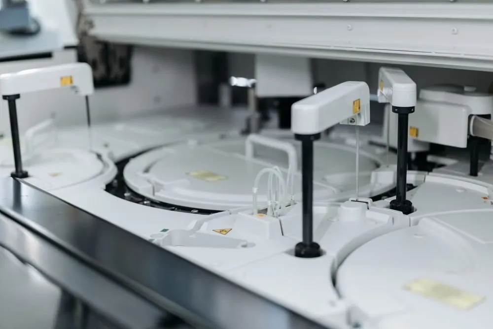 Pharmaceutical production area prepared for cleanroom validation
