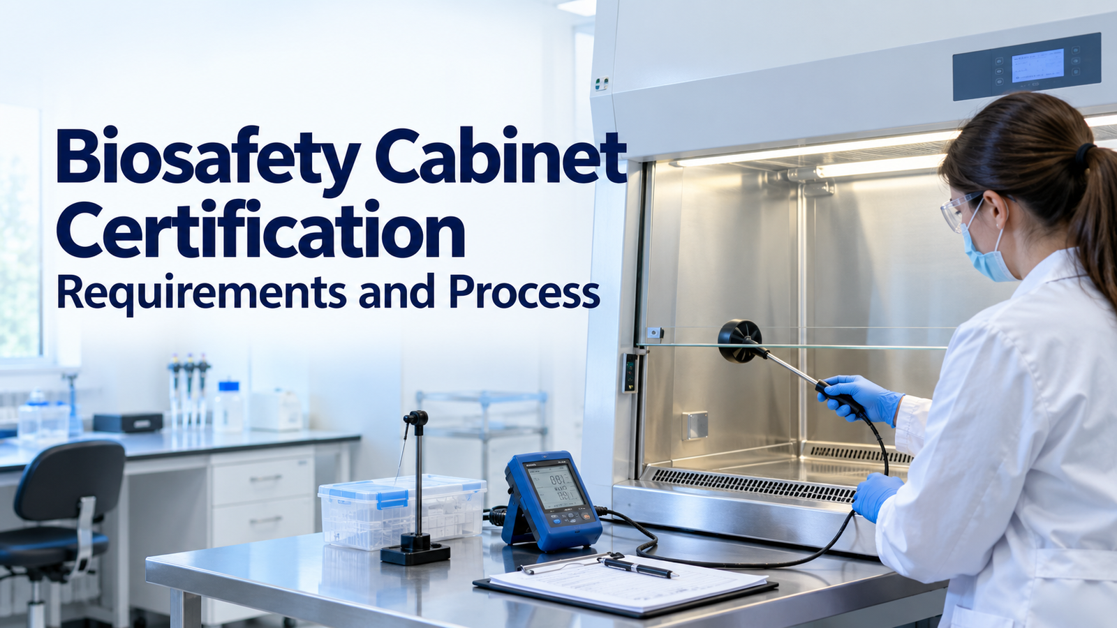 Biosafety cabinet certification confirms a cabinet passes its airflow and filter tests. Learn what certification covers and when it is needed.