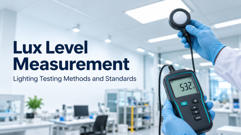 Lux level measurement checks lighting intensity in cleanrooms, labs and workspaces to confirm safe, adequate illumination for accurate, compliant work.
